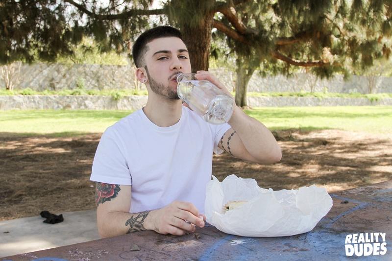 Reality Dudes straight young pup Diego strokes sucks my hard erect cock outdoors in the park 25 gay porn pics - Reality Dudes straight young pup Diego strokes and sucks my hard erect cock outdoors in the park