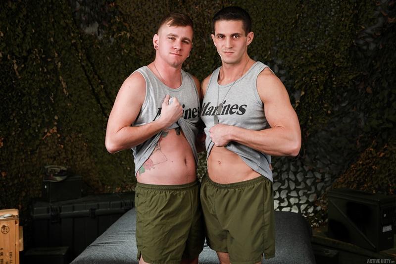Hottie tattooed young army private Ryan Jordan bare asshole raw fucked Nick Clay huge thick dick 2 gay porn pics - Hottie tattooed young army private Ryan Jordan’s bare asshole raw fucked by Nick Clay’s huge thick dick