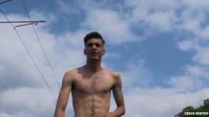 Sexy ripped straight jogger hot virgin ass bare fucked my big uncut dick outdoors Czech Hunter 634 0 gay porn pics 300x169 - Sexy long haired twink Blake Wilder’s huge dick barebacking young stud Trevor Harris’s hot asshole